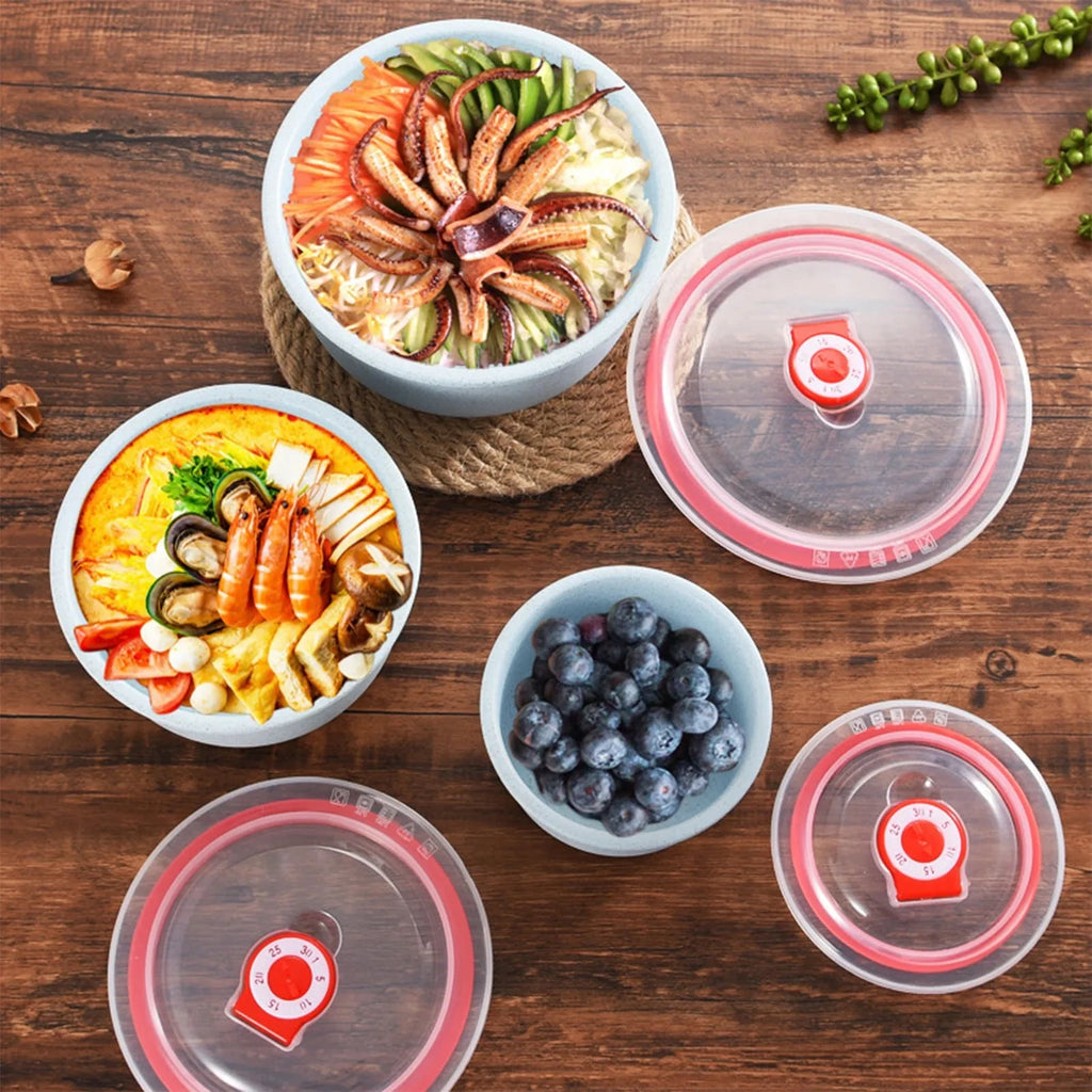 3pcs Food Storage Containers Bento Box with Lid Microwave Storage Containers for Kitchen Storage Meal Prep Take Out Econic Blanks