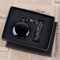 Luxury Gold Quartz Pocket Watch Gift Box Set For Family Fashion Casual Necklace Pendant Unisex Pocket&Fob Chain Watches with Box Quick Pick Grocers
