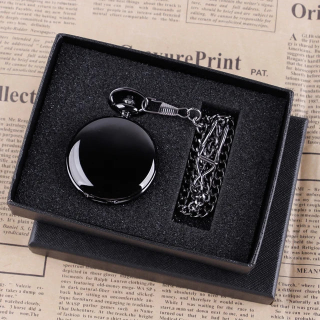 Luxury Gold Quartz Pocket Watch Gift Box Set For Family Fashion Casual Necklace Pendant Unisex Pocket&Fob Chain Watches with Box Quick Pick Grocers