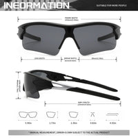 New UV400 Protective Sports Eyewear - Lightweight Full-Cover Lens, Unisex Wrap-Around for Cycling, Hiking & Daily Use Quick Pick Grocers