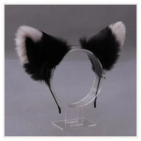 Lolita Animal Cat Fox Ear Hair Hoops Cosplay Girls Halloween Anime Headbands Headwear Hair Accessories Quick Pick Grocers