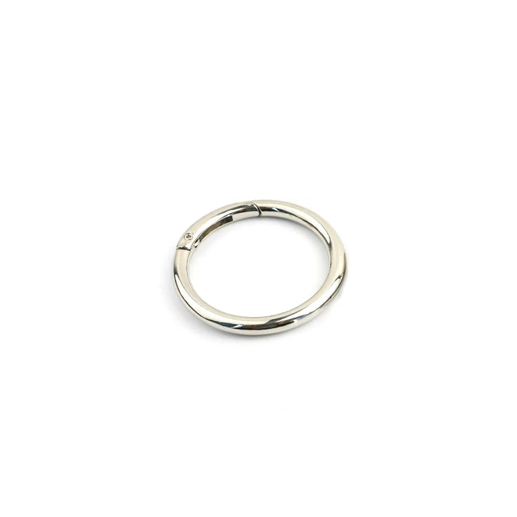Metal spring gate O Ring Openable Keyring Leather Craft Bag belt strap buckle trigger snap clasp clip connector DIY accessory Quick Pick Grocers