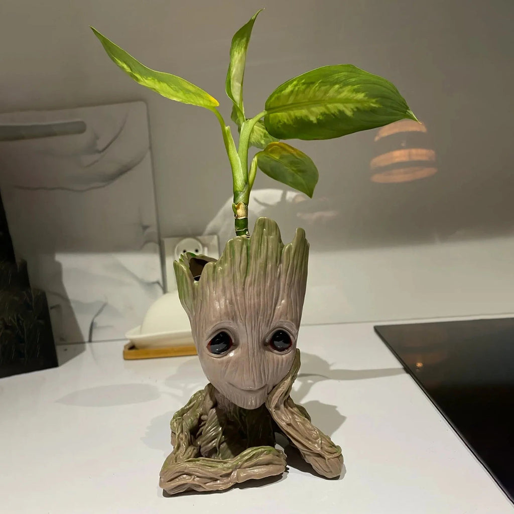 Home Decoration Groot Planter Flower Pots For Indoor Flowers Pot Tree Man Ornaments Anime Figure Statue Art Crafts Kid Men Gifts Quick Pick Grocers