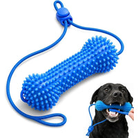 Dual-Action Canine Dental Prop, Dog Dental Chew Toy for Teeth Cleaning Brushing, Reusable Dental Chews for Dogs Quick Pick Grocers