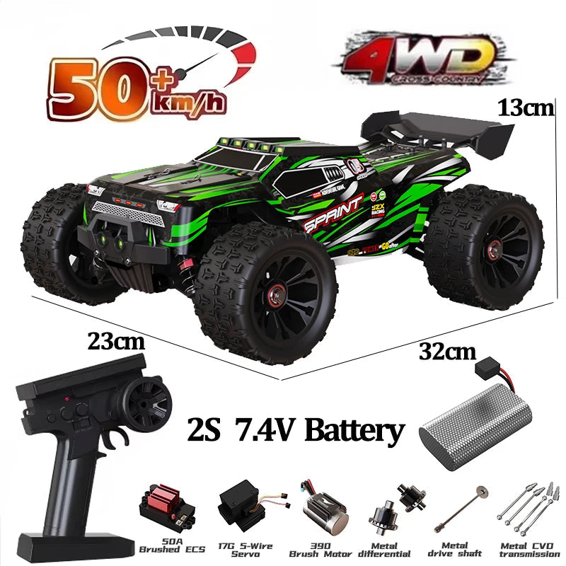 9522PRO 85KM/H High-speed RC Car Brushless Four-wheel Drive Off-road Drift 1:16 Professional Racing Car 9522 50KM/H Boy's Toy Econic Blanks