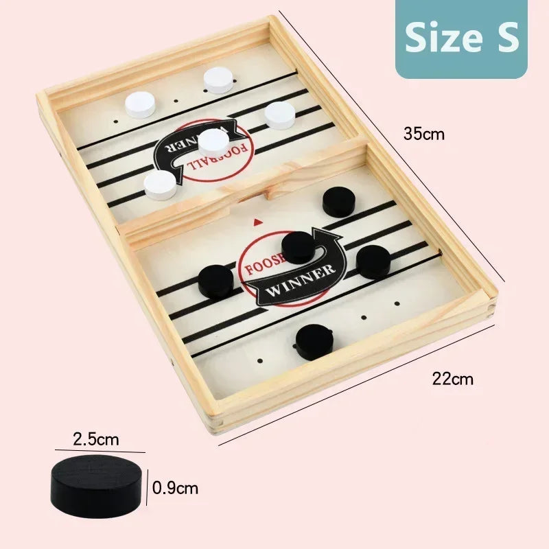 Foosball Winner Games Table Hockey Game Catapult Chess Parent-child Interactive Toy Fast Sling Puck Board Game Toys For Children Econic Blanks