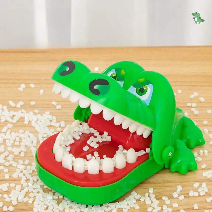 Crocodile Teeth Toys Game for Kids Crocodile Biting Finger Dentist Games Funny Toys for Children Adult Stress Relief Prank Toys Econic Blanks