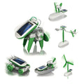 6-in-1 Solar Robot Kit – DIY Educational Science Toy for Kids | Build Car, Ship, Windmill, Fan & More Econic Blanks