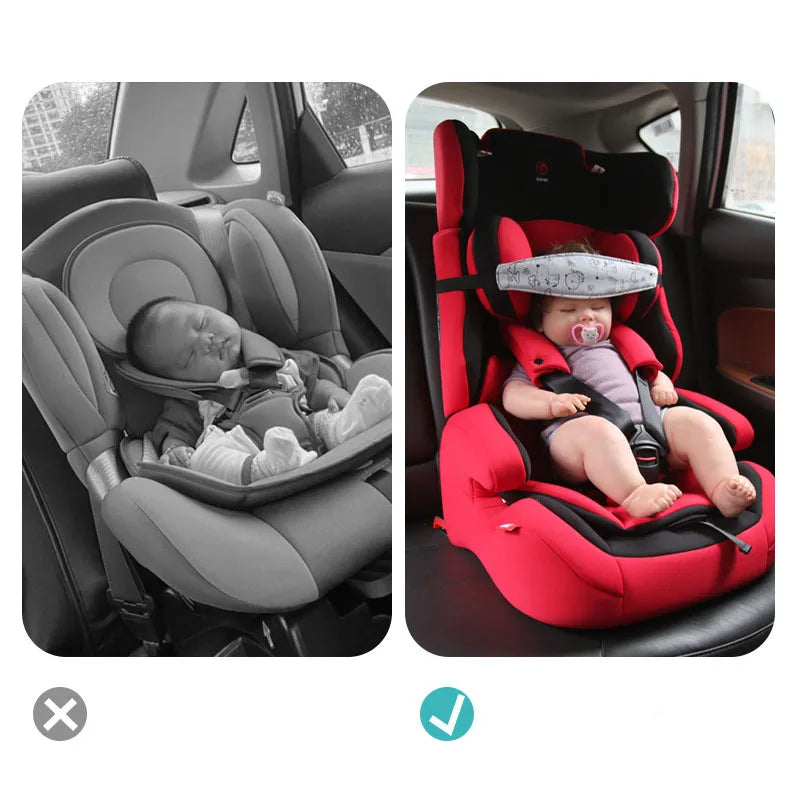 Infant Baby Carseat Head Support Fastening Belt Adjustable Boy Girl Playpens Sleep Positioner Children Car Seat Straps Pillows Purest Peak
