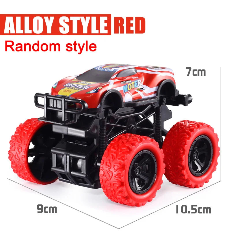 Pull Back Toy Car  Inertial Rotation Car Four-wheel Drive Off-road Vehicle SUV Racing Power Car Children's Toy CarGift Quick Pick Grocers