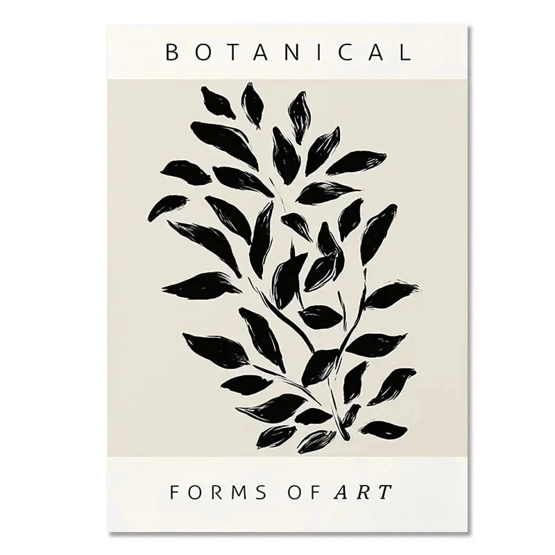 Geometric Leaf Rainbow Abstract Boho Canvas Prints Bohemia Line Poster Nordic Room Wall Aesthetics Art Painting For Home Decor Quick Pick Grocers