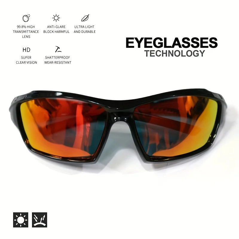 1/3PCS Sports Polarized Sunglasses for Men Lightweight Night Vision Male Shades Cycling Driving Fishing Fashion Mirror Sunglass Quick Pick Grocers