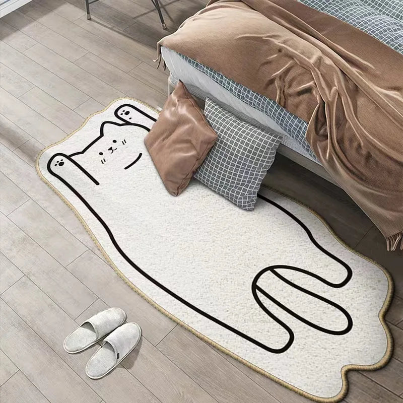 Irregular Cartoon Animal Imitation Cashmere Carpet,living Room, Coffee Table,floor Mat, Bedroom, CHILDREN'S Room, Thickened Quick Pick Grocers