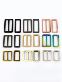 5/10Pcs 20-50mm Metal Ring Buckles for Bag Strap Tri Glide Slider Clasp Webbing Dog Belt Adjuster Hooks DIY Hardware Accessories Quick Pick Grocers