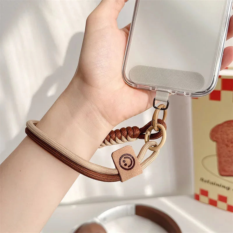 Mobile Phone Lanyard Luxury Braided Wrist Mobile Phone Lanyard Hand-held Pendant Anti-fall Multifunctional Wristband Quick Pick Grocers