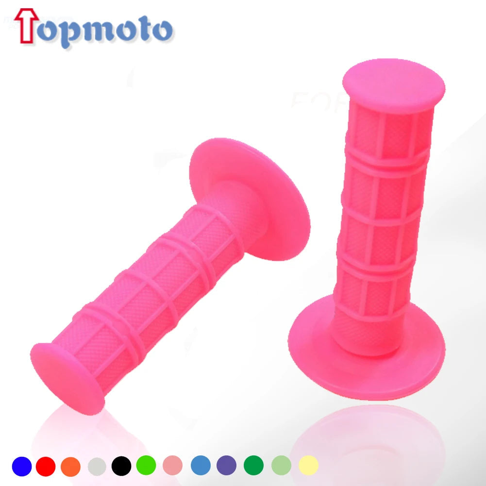 22mm 24mm Motorcycles Grip Dirt Bike Grips 7/8" Rubber Biker Scooter Handle Grip For Handlebar Mx Pillow Top Throttle 22mm Bar Quick Pick Grocers