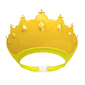 Adjustable Size Children Shampoo Cap Crown Baby Shower Cap Cartoon Bath Visor Infant Hair Shield Ear Protection Waterproof Purest Peak