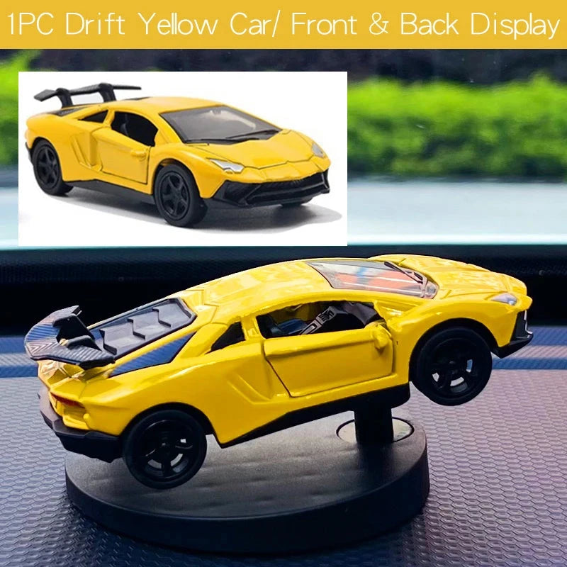Drift Car dashboard toy model swing turning cool sports race auto ornaments interior accessories decor items fun decorations men Econic Blanks