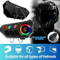 Wireless Bluetooth 5.4 Helmet Headset Hands-Free Call Motorcycle Earphone Waterproof MP3 Music Player Speaker Kit for Moto Quick Pick Grocers
