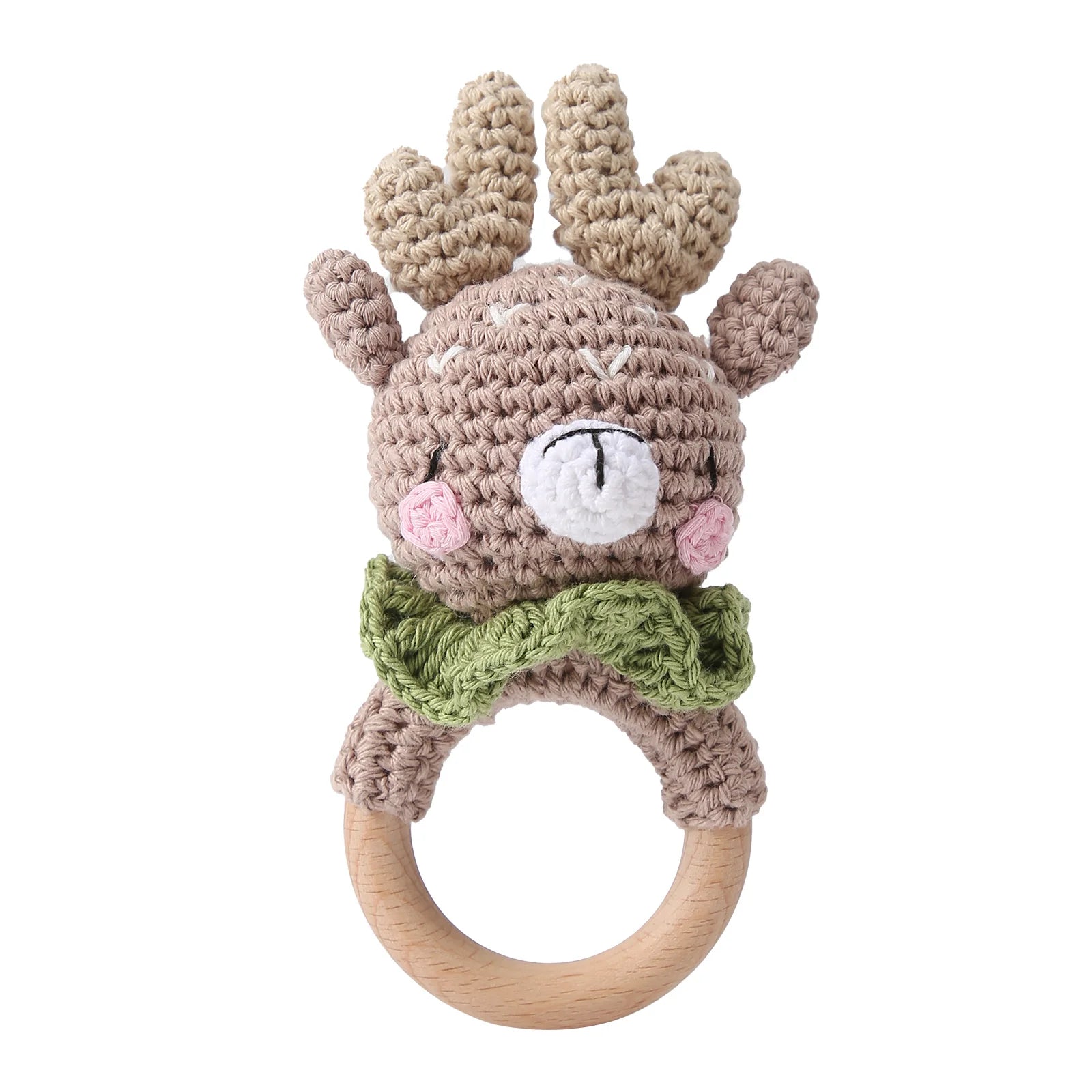 Baby Toys Crochet Animal Rattle Cartoon Music Rattle Toys for Baby Kawaii Teether Rattle Baby Toy 0 12 Months Montessori Toys Purest Peak