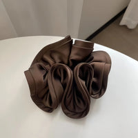 Korean Big Hair Tie Ribbon Scrunchies Satin Elastic Hair Band Bow Women Simple Temperament New Style  Ponytail Hair Accessories Quick Pick Grocers