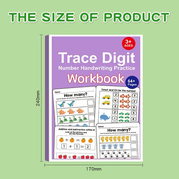 Interactive Math Workbook - Counting, Addition, and Subtraction Within 10, Number Relationships Activities - Visual Learning Workbook, Suitable for Preschool, First Grade, Home Education, Classroom Teaching - Learning and Edu Quick Pick Grocers
