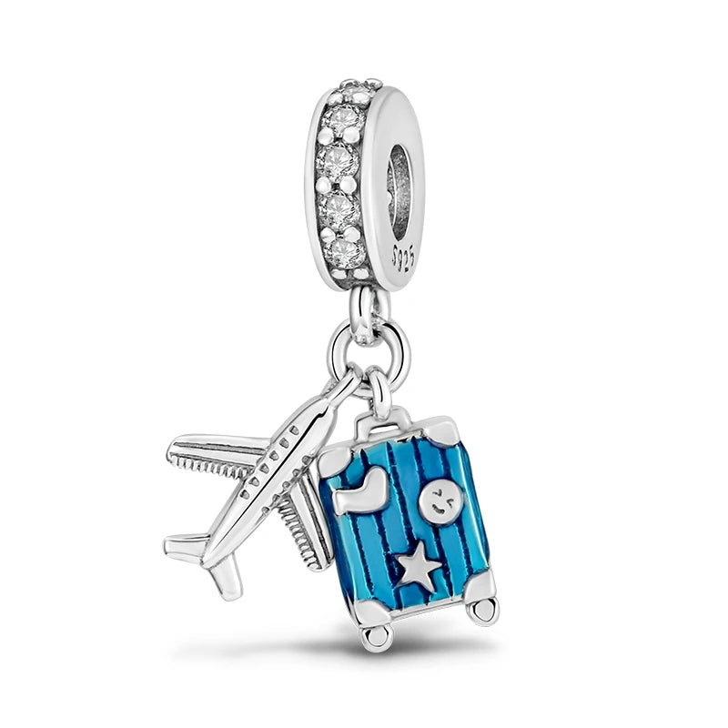 Hot Sale 925 Silver Charms Beads Fit Original Pan Bracelet Making For Woman Jewelry Fashion Pendant Econic Blanks