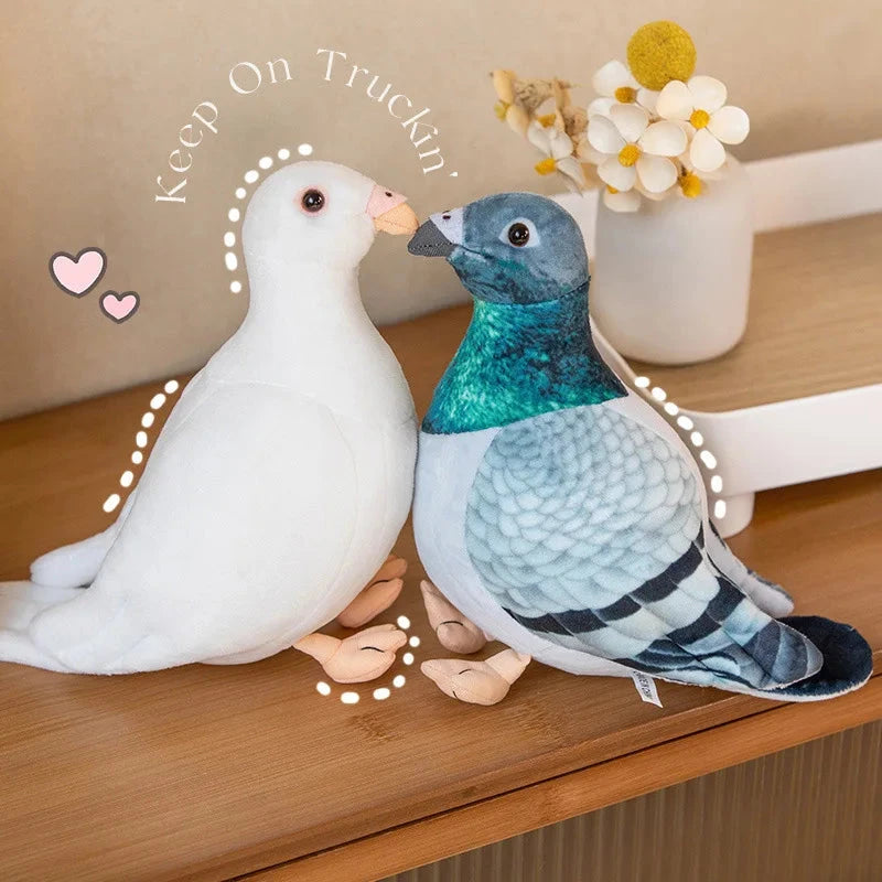 Simulation Pigeon Plush Toy Cartoon Birds Peace Dove Doll Doll Children Doll Gift Wholesale Econic Blanks