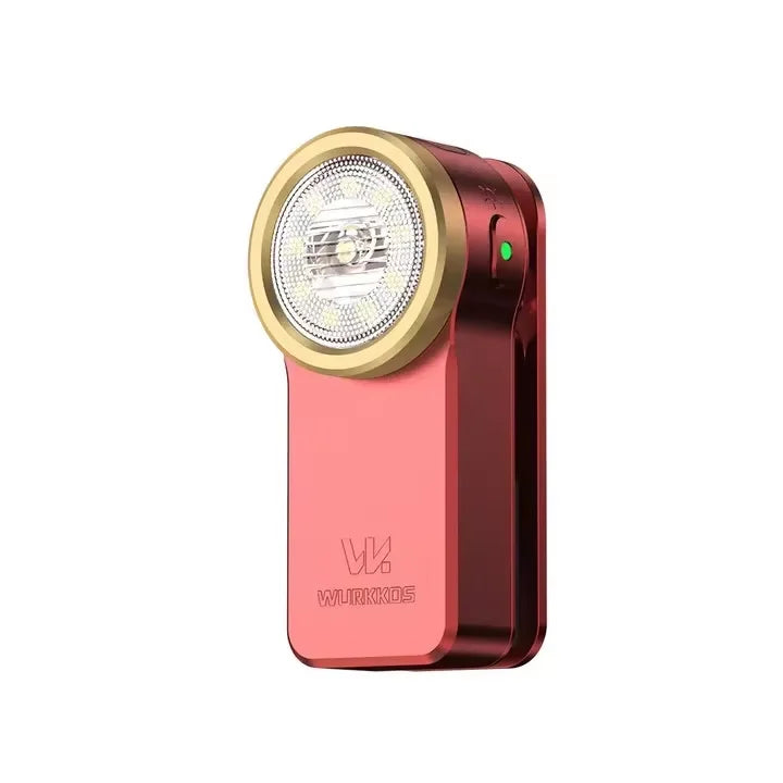 Wurkkos HD03 680LM Mini Clip Light USB C Rechargeable Pocket Flashlight Spotlight/Floodlight Portable EDC RGB Torch with Magnet