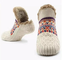 Super Warm Winter Non-slip Floor Socks Women Men Snow Socks Sleep Carpet Socks Slippers Socks Women Velvet Boot Unsiex Home Wear Quick Pick Grocers