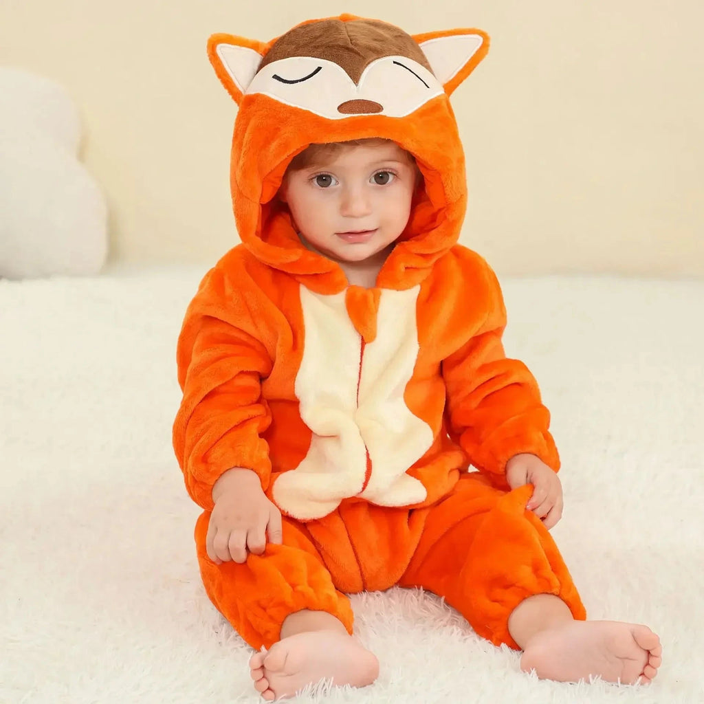 0 1 2 3 4 Years Kigurumi Pajamas for Toddler Baby Clothes Children Outfits Infant Dinosaur Unicorn Cat Robbit Cosplay Costumes Econic Blanks