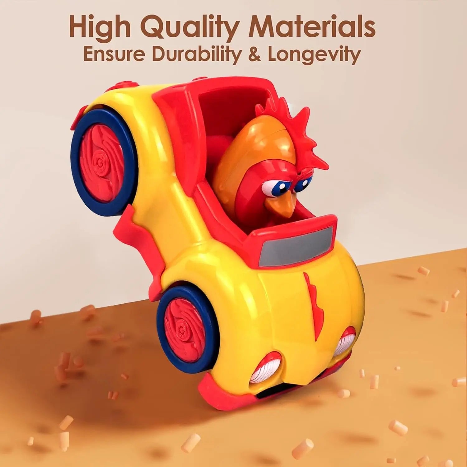 La Granja De Zenon Kids Toy Car Bartolito Car Pull Back Car Toys Inertia Car Set Boys Girls Toys 1-3 Years Old Birthday Gift Purest Peak