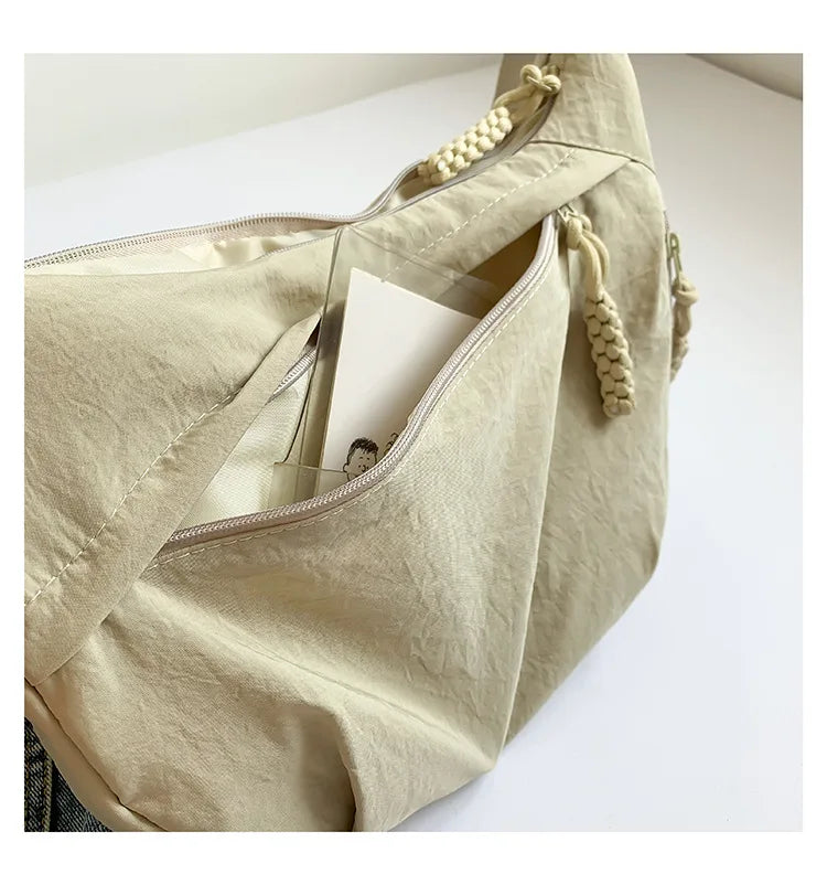 Nylon Shoulder Bag New High Capacity Women's Crossbody Messenger Bag Leisure Versatile purses and handbags Totes Hobos Bag Quick Pick Grocers
