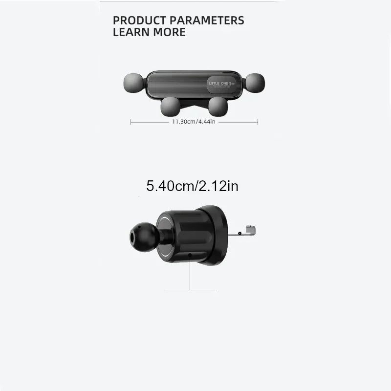 Car Phone Holder Air Vent Clip Mount Universal Mobile Stand for GPS Support Compatible with iPhone 13/12 Pro Xiaomi Samsung Quick Pick Grocers