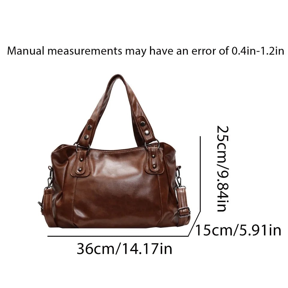 Soft Interior Compartment Shoulder Bags 2026 High Quality Contrasting Colors Bags for Women Fashion Zipper Pu Women's Handbags Quick Pick Grocers