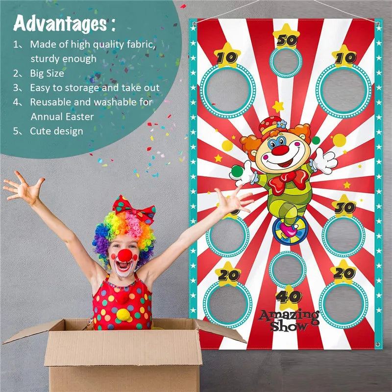 Funny Play Bean Bags Toy Game Safe Tossing Throwing Bags for Adults Children Outdoor Xmas Party Carnival Games Toys for Children Quick Pick Grocers