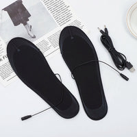 Unisex Electric Foot Warmer Adjustable Temperature Rechargeable Heated Insoles Multifunctional for Winter Fishing Hiking Camping Quick Pick Grocers