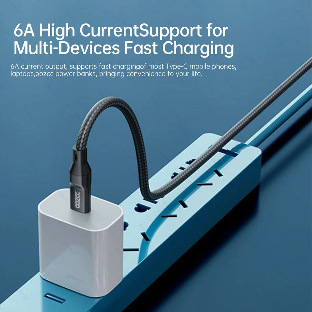 OOZCC LCD Watt Display Cable, Max 120W Super Fast Charging USB Type C Cable Data Transfer, USB A to Lightning for IPhone14 Pro Quick Pick Grocers