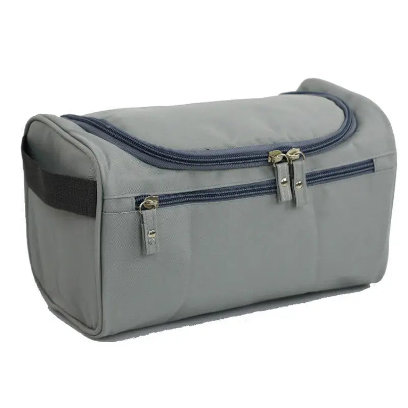 Portable Makeup Bag Unisex Capacity Waterproof Cosmetic Organizer Toiletry Hanging Case Pouch for Women Men Wash Shaving Make Up Quick Pick Grocers