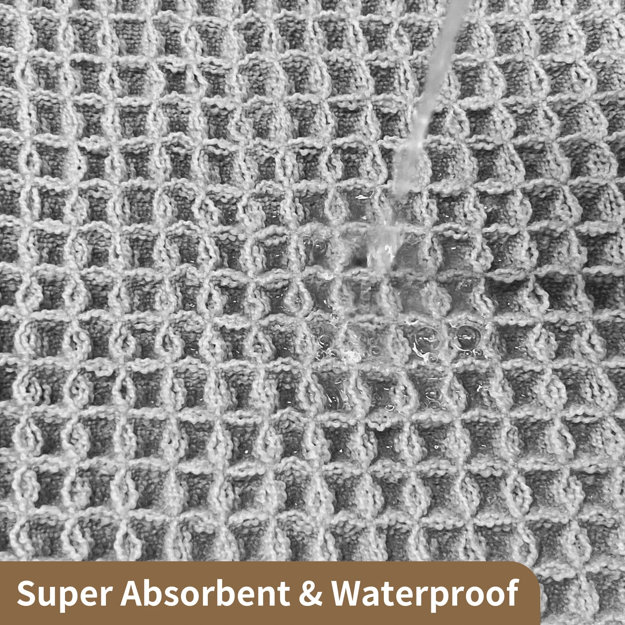 Waffle Bathroom Rugs Soft Non Slip Machine Washable Super Absorbent Bath Mats with Tassels for Bathroom Floor Tub Beside Decor Quick Pick Grocers