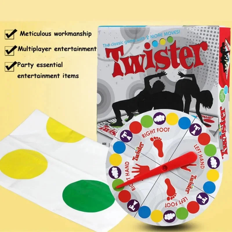 Twist Game Funny Kid Family Body Twist Move Mat Board Game Party Fun Board Games Party Game Family Game Econic Blanks