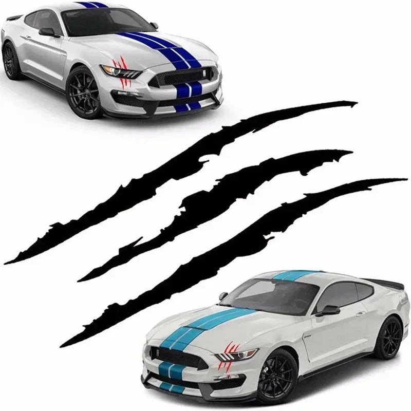 Monster Claw Car Sticker – Reflective Ghost Paw Scratch Vinyl Decal for Hood & Headlights | DIY Auto Exterior Decoration Econic Blanks