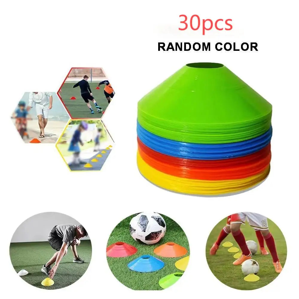 10/20/30pcs soccer Training Sign Dish Pressure Resistant Cones Marker Discs Bucket Outdoor Basketball Football Training Sports Quick Pick Grocers