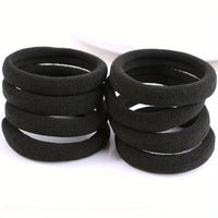 New 50PCS/Set Women Girls Candy Colors Nylon Basic Scrunchie Hair Tie Ponytail Hold Hair Rubber Bands Fashion Hair Accessories Quick Pick Grocers