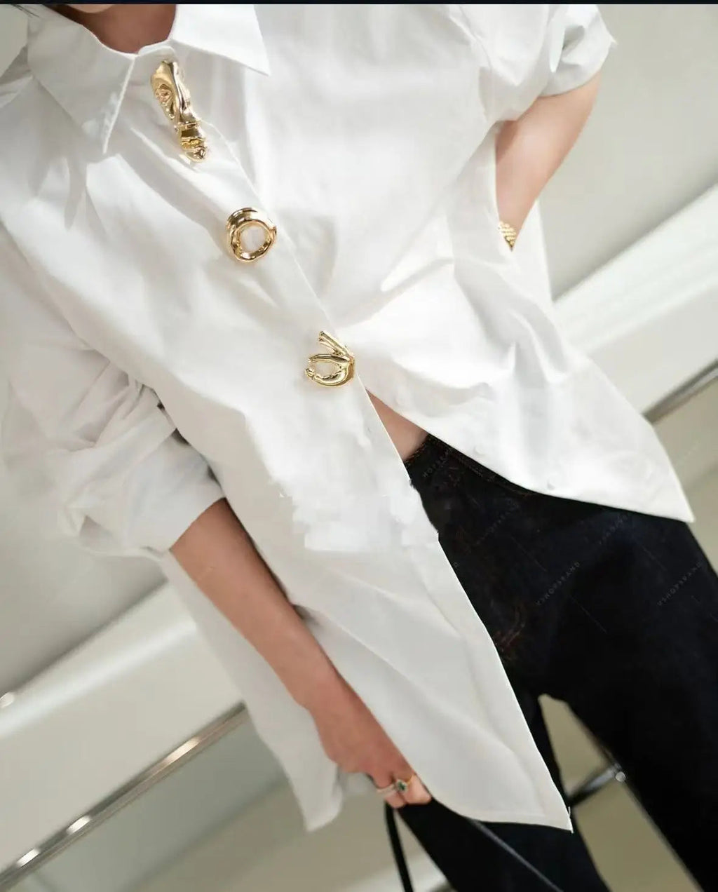 New Autumn 2025 Cotton Long Sleeve Solid Color Blouses Shirts for Women Trend Loose Casual Tops Woman Clothes Quick Pick Grocers