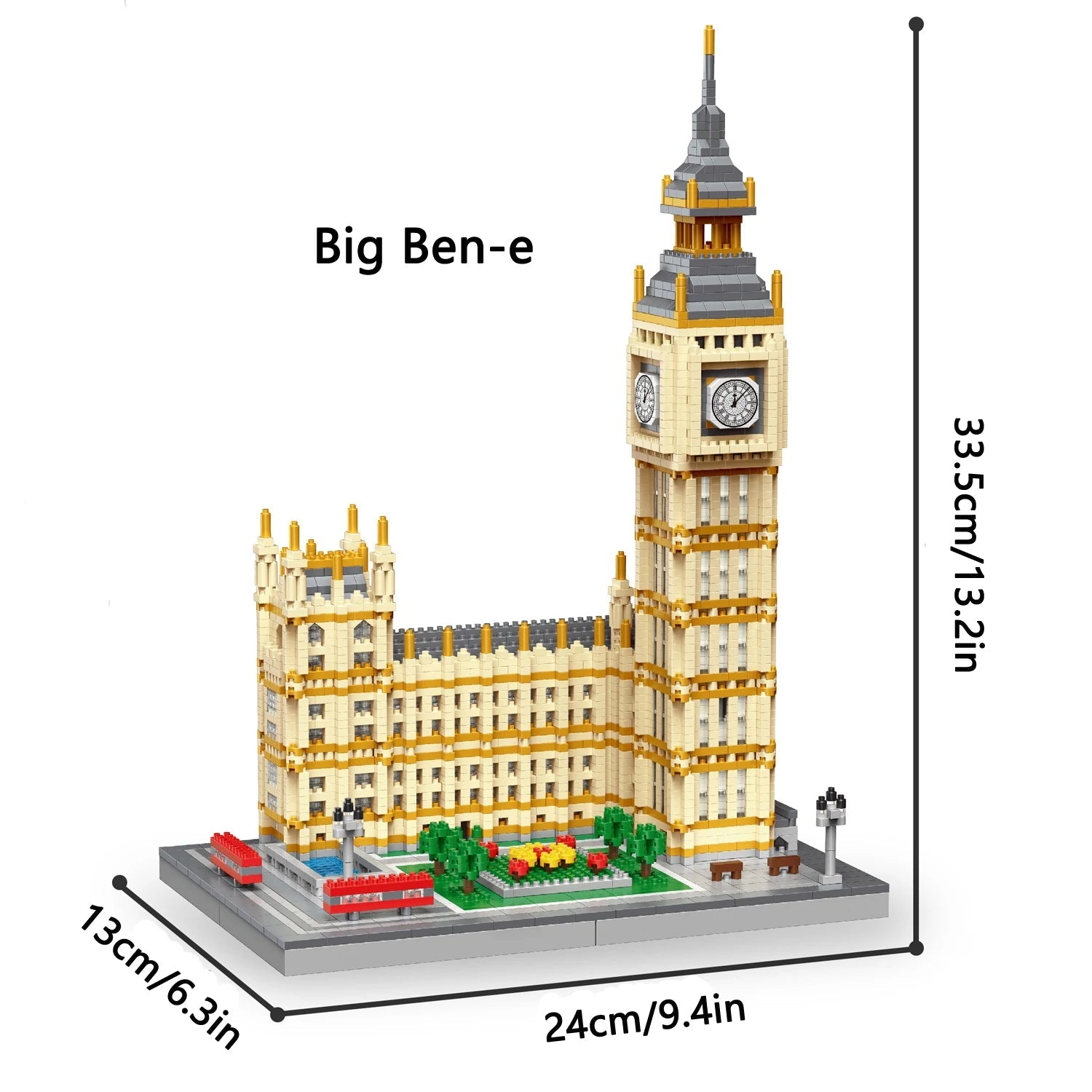 Eiffel Tower Paris Architectural Micro Mini Model Building Blocks Toy : Enhance Your Office Decor, Boost Hand Skills Gift Quick Pick Grocers