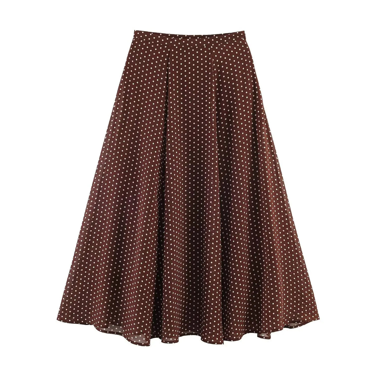 Polka Dot Printed Midi Skirts Two Piece Sets for Women 2025 Summer Chic Bow Tied Blouse Top Suits Woman 2 Piece Outfits Quick Pick Grocers