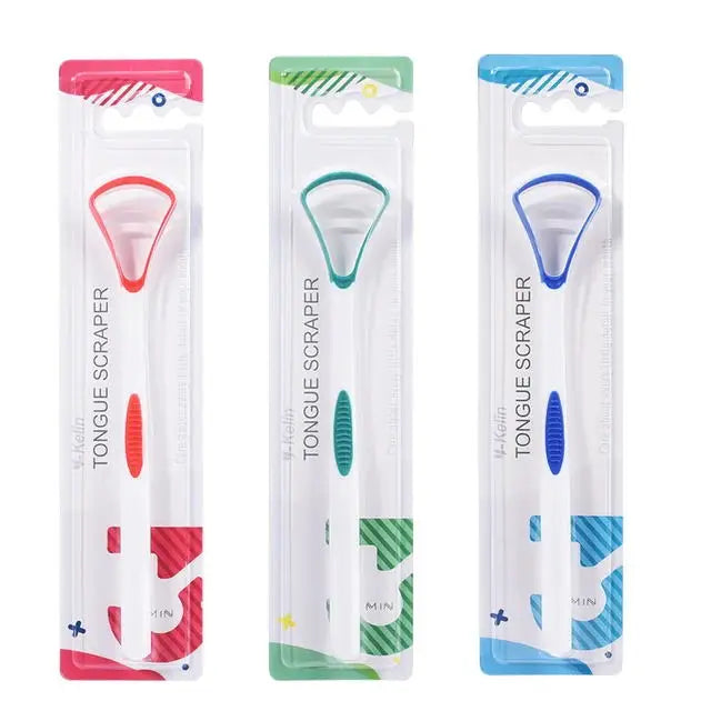 Y-Kelin Tongue Scraper Oral  Cleaner Brush Fresh Breath Cleaning Coated  Toothbrush  Hygiene Care Tools Econic Blanks