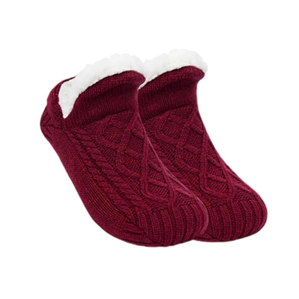 Super Warm Winter Non-slip Floor Socks Women Men Snow Socks Sleep Carpet Socks Slippers Socks Women Velvet Boot Unsiex Home Wear Quick Pick Grocers
