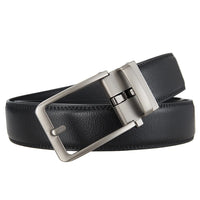 Men's Leather Belts Fashion Automatic Buckle Cowskin Male Belts Luxury Designer Black Brown 3.5cm Quick Pick Grocers